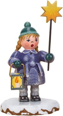 Hubrig Winterkind Mädchen mit Stern und Laterne 8 cm