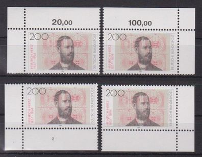 BRD 1994 postfrisch 100. Todestag von Heinrich Hertz MiNr. 1710 alle vier Ecken
