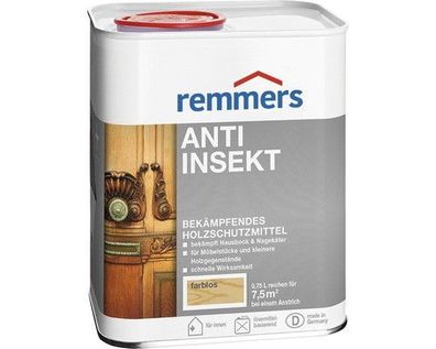 Remmers Anti-Insekt 750ml Farblos Holzschutzmittel MHD:2021-2024