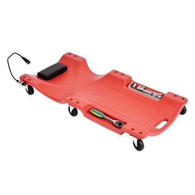KFZ-Werkstattliege mit LED-Licht - Mechaniker-Rollbrett, Werkstatt-Skateboard