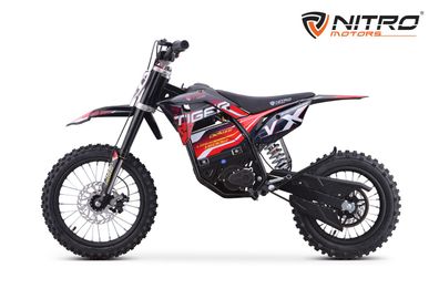 NITRO MOTORS 1600W 48V Lithium Eco midi Dirtbike Tiger VX DLX 14"