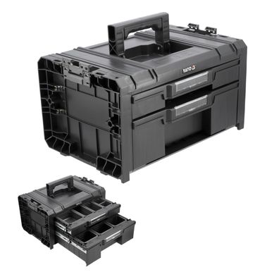 Valigia portautensili, valigetta portautensili 45x31x24 cm con cassetti