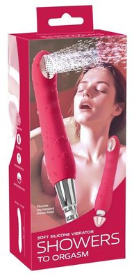 Vibrator Showers to orgasm ?Duschaufsatz? G-Punkt- und Klitoris-Stimulator