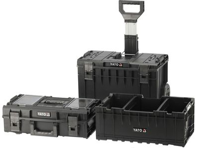 Systemkoffer, Werkzeugkoffer 58x42x81 cm, 3-teilig