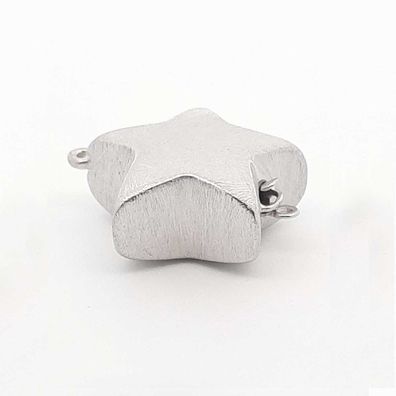 Schmuckschließe 9926 Schmuckverschluss Kettenverschluss Stern Silver matt