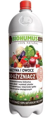 Wurmhumus Für Gemüse Und Obst Flüssig Dünger Bio Bodenverbesserer Organischer 1L