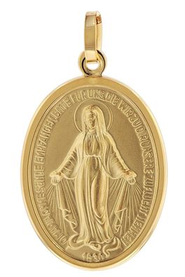 trendor Schmuck Milagrosa Anhänger Gold 750 (18 Karat) 24 mm 75313