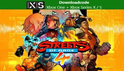 NEU für XBOX ONE Series X S Spiel Streets of Rage 4 Game Key Email 24h Download