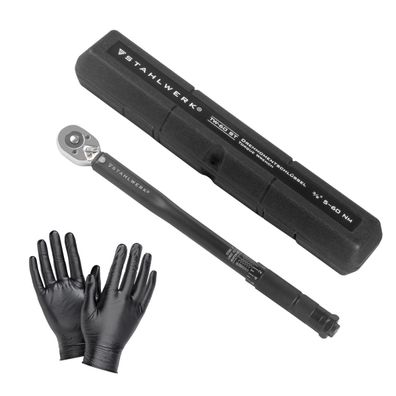 Stahlwerk Drehmomentschlüssel TW-60 ST 5-60 Nm 3/8“ Zoll mit Mikrometerskala