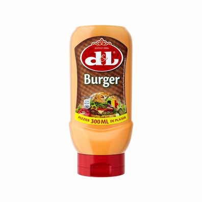 D&L Burger Sauce 6x 300ml Squeeze belgische Burgersauce cremig fein würzig