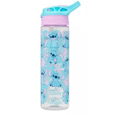 Stitch Kunststoff Flip Trinkflasche 650ml Smiggle Disney Lilo & Stitch