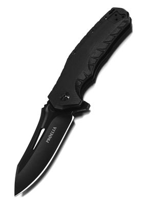 Taschenmesser Proelia Drop Point, matt-schwarz, Defcon