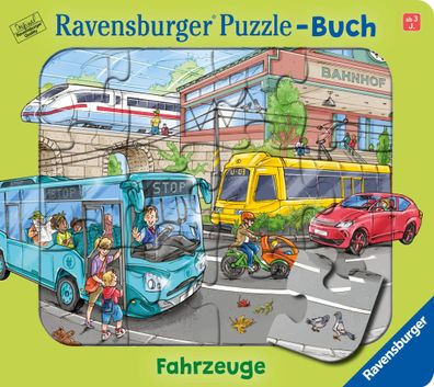 Ravensburger ® Puzzle-Buch - Fahrzeuge | Steffi Korda | Buch | 12 S. | Deutsch