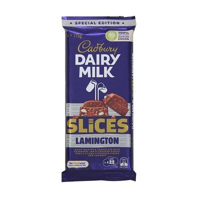 Cadbury Slices Lamington Schokolade - Import 175 g