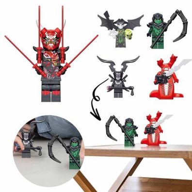 Ninjago Minifigur Bausteine Kinder Konstruktionsspielzeug Minifigur Geschenke,