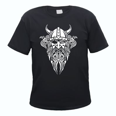 Odin Kopf Herren T-Shirt - Druck - Tee Shirt