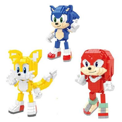 Sonic The Hedgehog - Sonic, iles, nuckles Figuren aus Bausteinen -600-2000 Teile