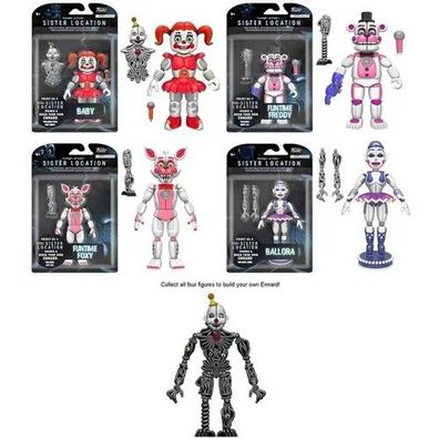 Five Nights' Harem Dolls Sisters Edition Joint Mobility Toy Kids Gift