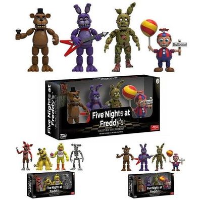 Funf Nachte bei Freddys Action Figur FNAF Foxy Bonnie Bar Spielzeug Boxed Kind