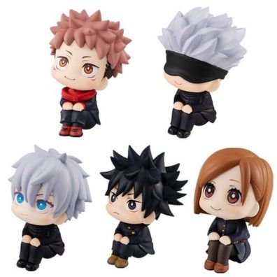 Anime Jujutsu Line Kojo Yuji Mutual Aid Satoru QVer Gacha Mini-PVC-Figurenmodell