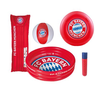 Happy People - FC Bayern München Schwimmset (5-teilig) Planschbecken Ball Kinder