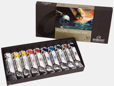 Rembrandt Acrylfarben Basis-Set | 10 x 40 ml
