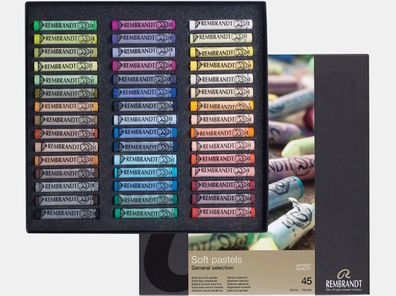 Rembrandt Set weiche Pastelle, allgemeine Auswahl | 45 ganze Pastelle