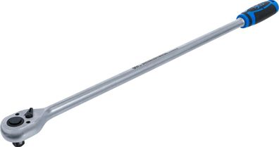 Umschaltknarre Ratsche, Antrieb 12,5mm(1/2"), Knarre extra lang 605mm feinverzahnt