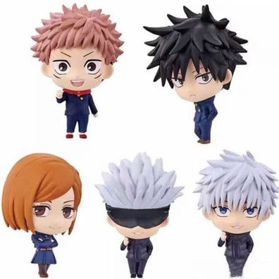 Jujutsu Kaisen Itadori Yuji Fushiguro Megumi Figur Sammlung Spielzeug 5 Pcs/set