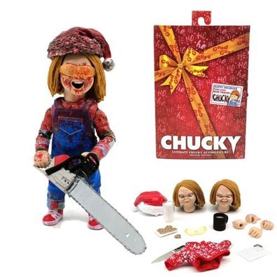 NECA Ultimate Chucky Actionfigur Xmas Holiday Edition Kinderspiel Modell Spie