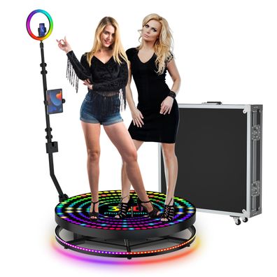 360° Photo Booth mit drehbarer Kamera-Plattform, 80-100cm, manuell und automatisch