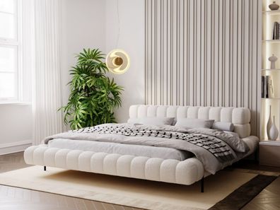 Graingold Imagine Bett, Polsterbett ohne Bettkasten, mit Kopfteil, ohne Matratze