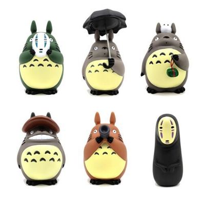 Mein Nachbar Totoro Cartoon Figur Spielzeug kein Gesicht Mann Schreibtisch De