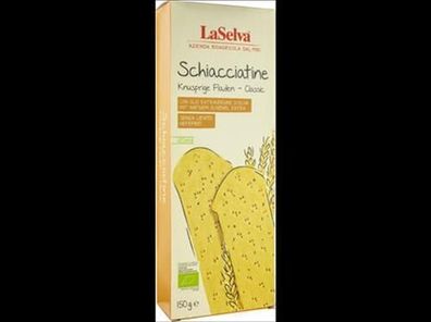 LaSelva 3x Schiacciatine - Knusprige Fladen 150g