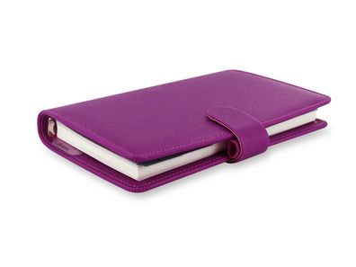 Filofax A6 PER Compact Saffiano Raspberry Terminplaner 15 mm Ringe + Kalender 022475