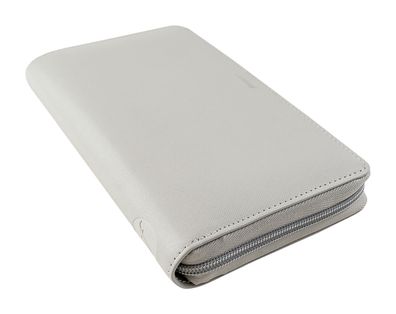 Filofax A6 Personal Saffiano ZIPPER Grau Organizer Timer 15mm Ringe + Kalender 028808