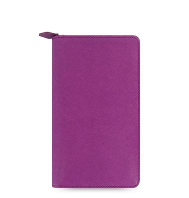 Filofax A6 Personal Saffiano ZIPPER Raspberry Organizer 15 mm Ringe + Kalender 022535