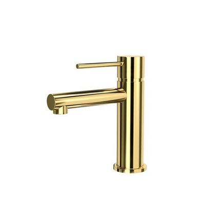 Waschtischarmatur Wasserhahn Kleine LUGO Mischbatterie für Badezimmer in Gold