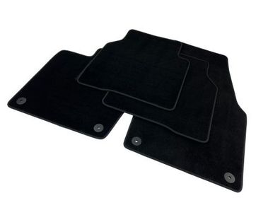 Original Fußmatten VW ID.7 GTX Velours schwarz Premium Teppich Stoff OEM 4 tlg