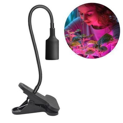 Pflanzenlampe E27 für Clip-on-Kultivierung Schwarz Glühbirnenfassung