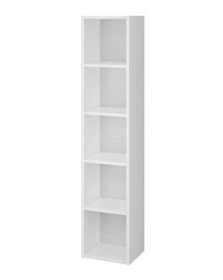 Badezimmer Hochhängeschrank Hochschrank Badregal CREA 140x30x25 Weiß