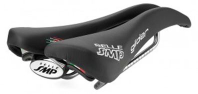 SELLE SMP Sattel "Glider" SB-verpackt, Echtleder, schwarz