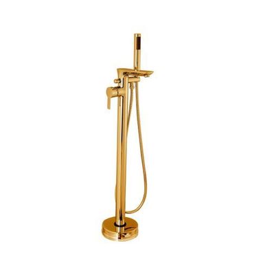 Freistehende Badewannenarmatur Glamour Wannenarmatur für Badezimmer in Gold