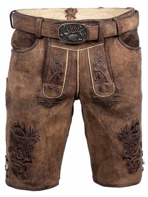 Lederhose Nercel mandel Gürtel