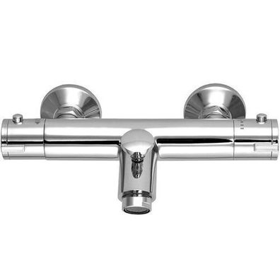 Badewannenarmatur Thermostatisch Termico Wannenarmatur für Badezimmer in Silber