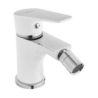 Bidetarmatur Wasserhahn DOKOS Bidetmischer für Badezimmer in Weiß