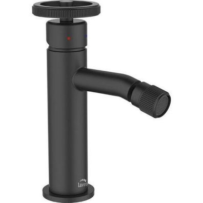 Bidetarmatur Wasserhahn MURO Bidetmischer für Badezimmer in Schwarz + Click-Clack