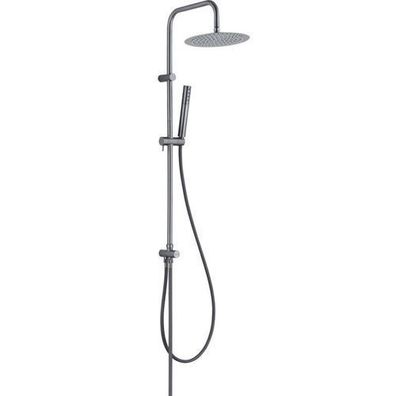 Regendusche set Handbrause PRETTO Duschsystem in Grau