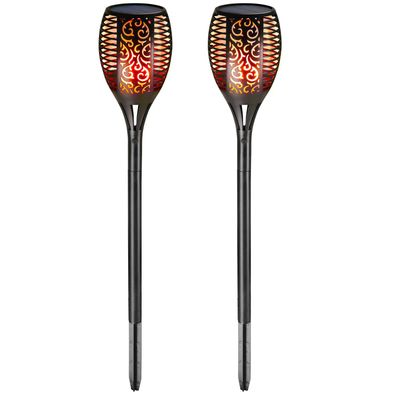2er-Set Gartenlampen mit Sensor - Automatische LED-Solarleuchten Outdoor