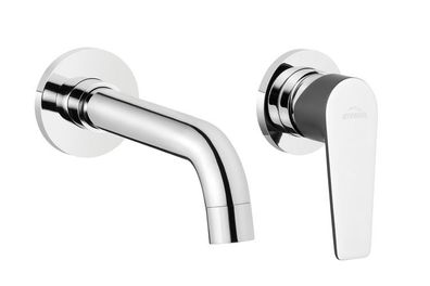 Unterputz Waschtischarmatur Wasserhahn DOKOS Mischbatterie für Badezimmer in Grau